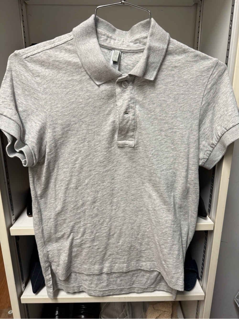 SKIMS Women’s Polo Shirt - Light Gray